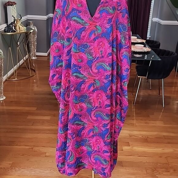 Vintage Oscar de la renta caftan one size - Picture 4 of 5